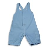Charlie Rocket - Newborn And Infant Boys Shortall, Light Blue