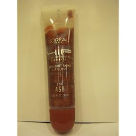 [2 pack] L'Oreal HiP Brilliant Shine Lip Gloss 'Coy' #458