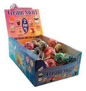 Original Gourmet Swirl Cream Lollipop Assorted flavor (48 Each)