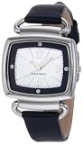 Nine West Women's NW1161WTBL Silver-Tone and Blue Patent Strap Watch