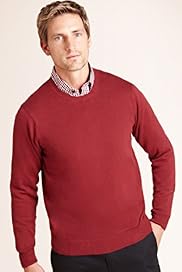 2 Longer Blue Harbour Pure Cotton Crew Neck Jumper