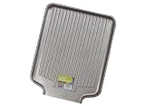 Dish Drainer - Plastic Drain Board (Silver) (1.25H x 20L x 16W)
