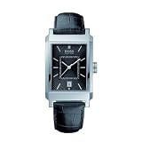 Hugo Boss – 1512225 – Montre Homme – Quartz Analogique – Cadran Noir – Bracelet Cuir Noir
