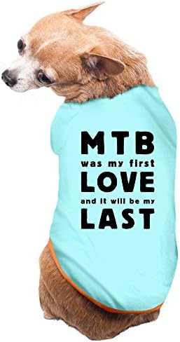 NIKEDOG MTB Is My Life Small Dog Vest Pet Clothes SkyBlue