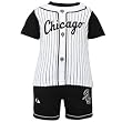 Toddler Chicago White Sox 2piece Pinstripe Baseball Short Set