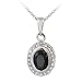 Sterling Silver 1.6ct Sapphire & Diamond