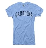 North Carolina Tar Heels Women's Heather Light Blue Tradition Ring Spun T-Shirt