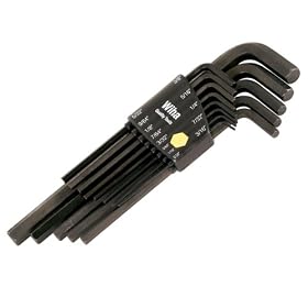 Wiha 35291 Long Arm, Inch Hex, L-Key 13 Piece in Plastic Holder