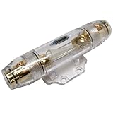 IMAGE OF XScorpion Pro Weather Resistant 24K Gold Finish 0 or 2 Gauge ANL Fuse Holder