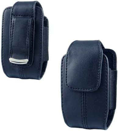 Vertical Leather Case for Alcatel 768 & Alcatel One Touch 768T with Swivel Belt Clip and Magnetic Closure.