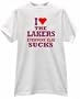 I HEART THE LAKERS EVERYONE ELSE SUCKS BASKETBALL T SHIRT jersey