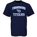 Tennessee Titans Navy Blue Heart and Soul T-shirt