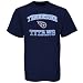 Search : Tennessee Titans Navy Blue Heart and Soul T-shirt