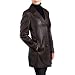 BGSD Women's New Zealand Lambskin Leather Walking Coat in Black or Brown image 2