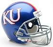 Kansas Jayhawks Riddell Deluxe replica Helmet - College Athletics Sports Merchandise