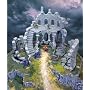 Wargames Scenery Terrain Ruined Tower Kit - Ideal for Lord of the Rings