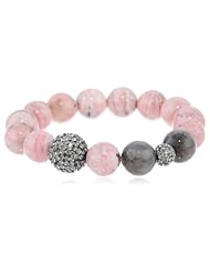 Very Me Crystal Rhodochrosite Agate Bracelet, 7"