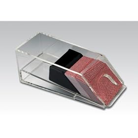 Solex Deluxe Acrylic 1-6 Deck Poker Card Shoe
