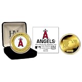 Highland Mint Los Angeles Angels of Anaheim 24KT Gold and Color Team Commemorative Coin