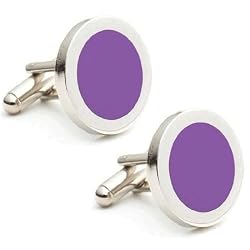 Purple Dot Cufflinks