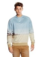 Springfield Sudadera (Azul / Beige)