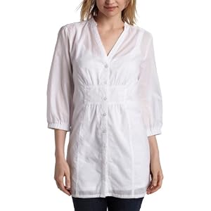 Buy AGB Ladies Crisp And Clean , Fine Line Design, White Poplin Tunic Top by var goTwisterProductImageStrings = new Object();goTwisterProductImageStrings['prodImageNotAvailTextNoColor'] = 