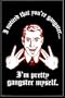(24x36) I'm Gangster (Retro Spoof) Art Poster Print