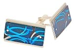 Handcrafted Limited Edition sterling silver and aluminium cufflinks. Crafted in England