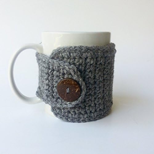 Coffee Mug Cozy Rustic Grey