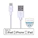[Apple MFi Certified] Gear Beast Lightning Cable 6 Inch 8 Pin to USB Extra Short Compact Charging Cable Cord for iPhone 6, iPhone 6 Plus, iPhone 5, iPhone 5C, iPhone 5S, iPad Air, iPad Air 2, iPad 4, iPad Mini, iPad Mini 2, iPad Mini 3, iPod Touch 5 and iPod 7 - (White)