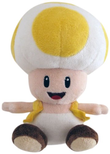 gadget geek - together pelnin010 peluche nintendo mario bross wii plush toad jaune