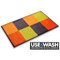 Fu�matte Domino - Use & Wash - 4 Gr��en w�hlbar, 85x150cm