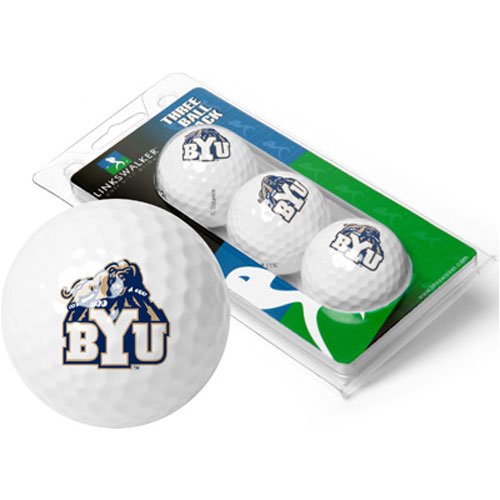 Brigham Young Cougars Ncaa 3 Golf Ball Sleeve Pack