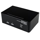 StarTech.com 2 Port DVI VGA Dual Monitor KVM Switch with Audio and 2.0 USB Hub