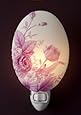 Romantic Garden Purple Poenys Nightlight - Ibis & Orchid Designs Flowers of Light Collection