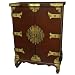 Fine Quality High End Wedding Anniversary Gifts - 34" Japanese Mini Liquor Cabinet Wine Bar