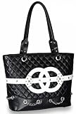 41nyW9Kc52L. SL160  Endearing Diamond Quilted PU Patent Leather Chain Strap Shoulder Handbag Purse / Convertible Sling Crossbody Bag