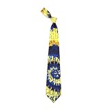 Michigan Wolverines NCAA Tie Dye Mens Tie (100% Silk)