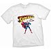 T-Shirt - Superman DC Comics Superheld - Weiß - Damen - Größe 42 / XL / UK 16