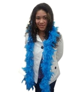 Teal 6 Foot Boa