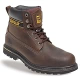 Mens Caterpillar Holton Brown Safety Boot
