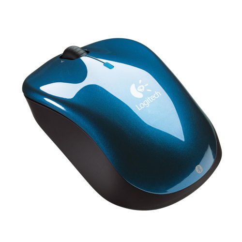 Logitech V470 Bluetooth Cordless Laser Mouse for Notebooks - Blue
