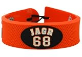 NHL Philadelphia Flyers Jaromir Jagr Team Color Jersey Bracelet