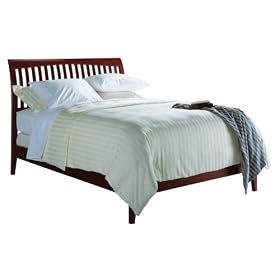 Newport Low Profile Sleigh Bed in Cordovan Size: Queen by Modus Furniture International