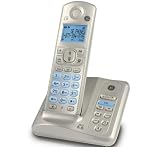 GE DECT 6.0 Caller ID Handset Cordless Speakerphone with Digital Answering System, Pearl White (28522AE1)