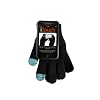 iTouch Touchscreen Glove for Women - No embroidery Turqoise Aqua Fingertips