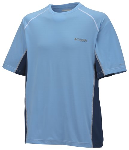 Columbia Mens Gen 2 Freezer Short Sleeve Knit Tops, White Cap, XX-Large