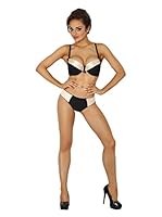 Pari Pari Sujetador Push-Up (Negro / Crudo)