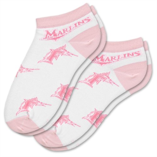 MLB Florida Marlins Women's Pink Socks (2 Pack)