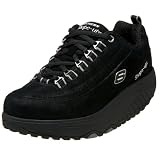 41nyk0aW4ZL. SL160  Skechers Womens Shape Ups Optimize Fitness Walking Shoe,Black Nubuck,8.5 M US
